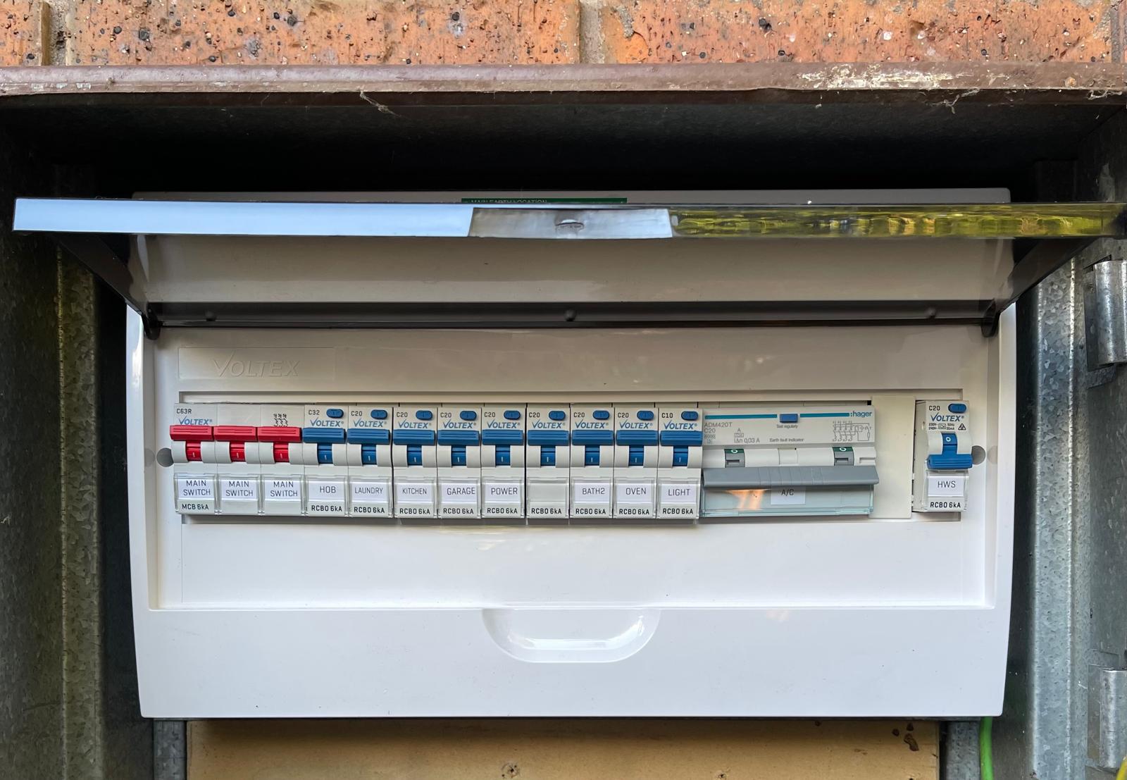 New switchboard upgrade, bayside Melbourne